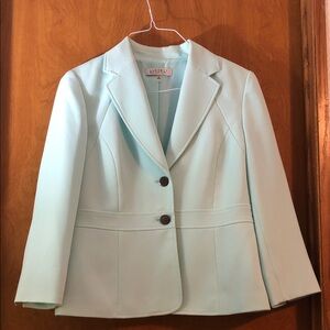 Kasper Women's Soft Blue Suit Jacket
